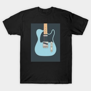 Daphne Blue Telly Guitar T-Shirt